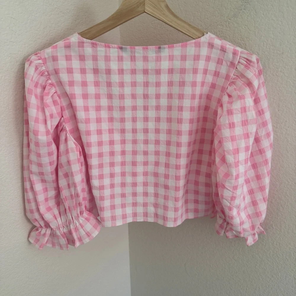 Zara lightweight gingham